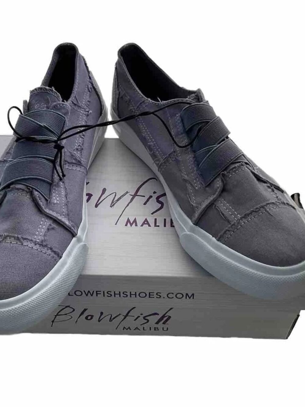 Blowfish Malibu Women Marley Canvas Slip On Sneaker Shoes Dusty Lavender NIB